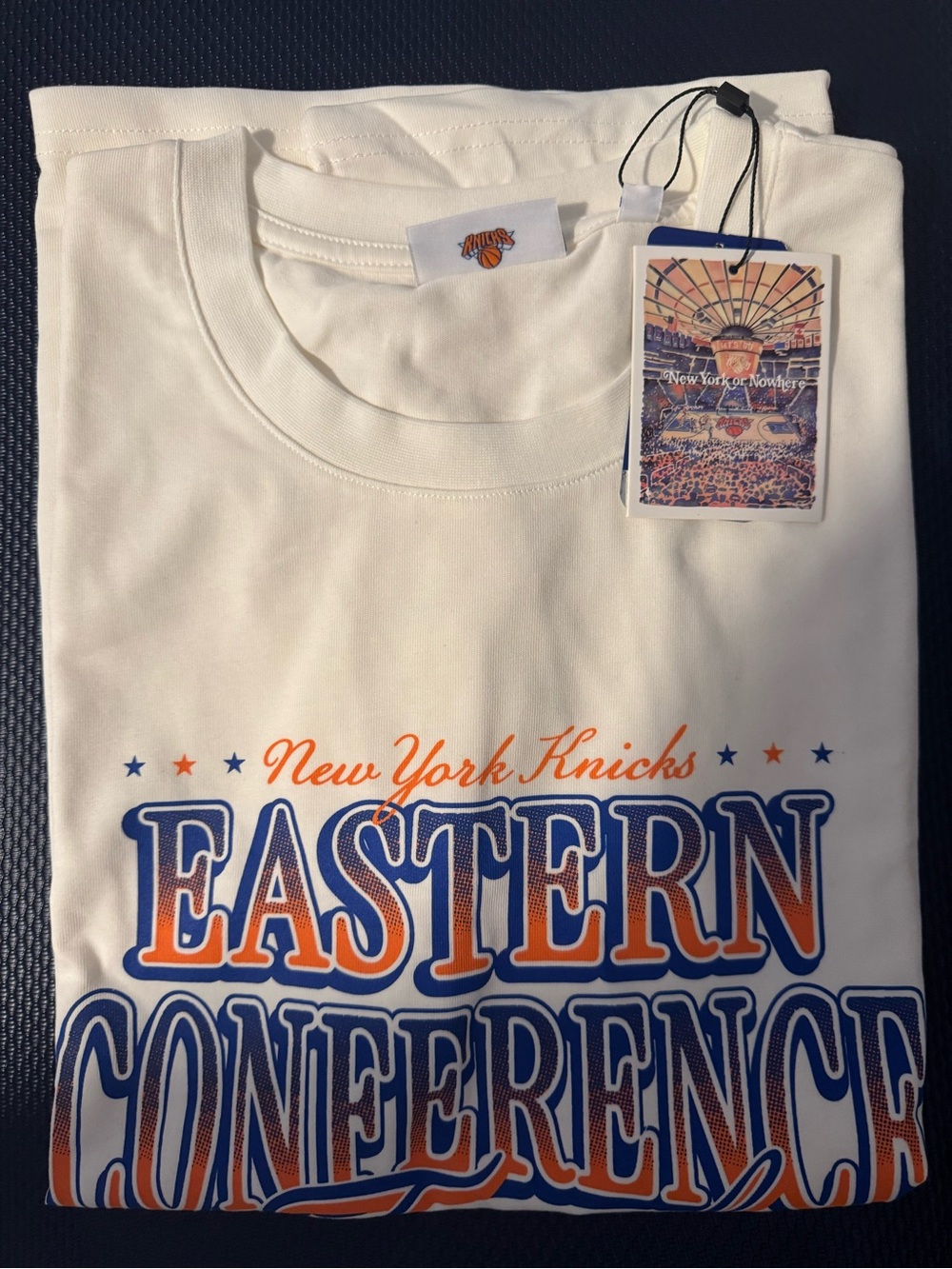New York Knicks White Eastern Conference Graphic Tee